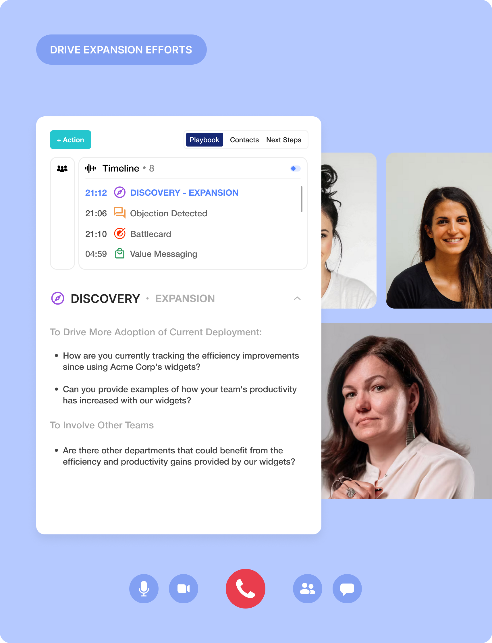 Aircover customer success interface